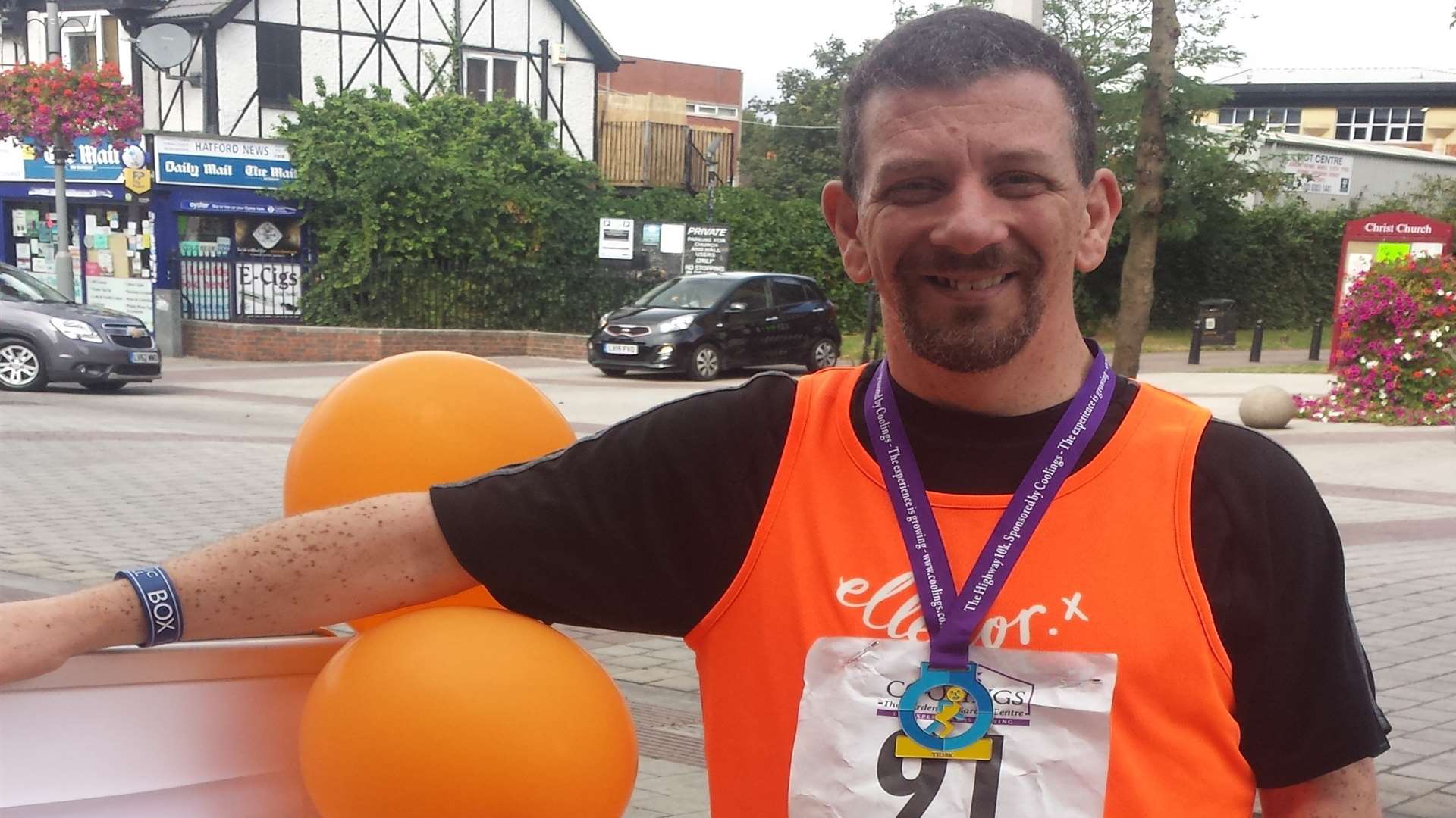 Robin Roberts is marking his 50th birthday by walking 50 miles for the charity ellenor
