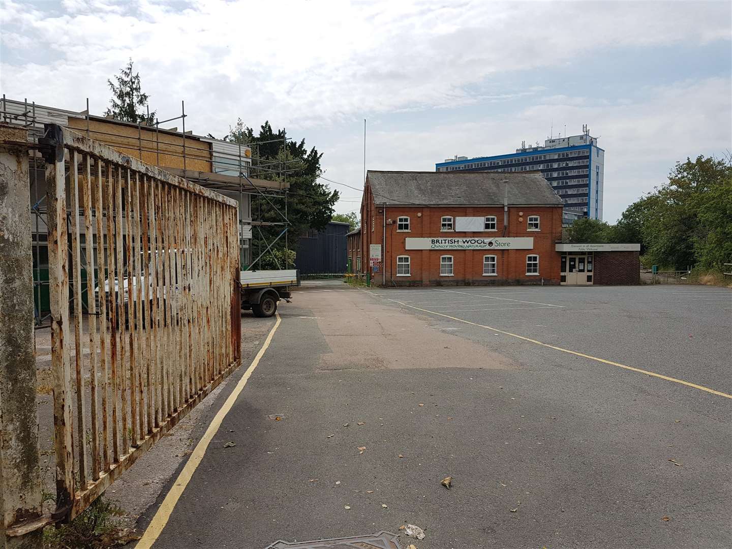 The now-disused Kent Wool Growers site