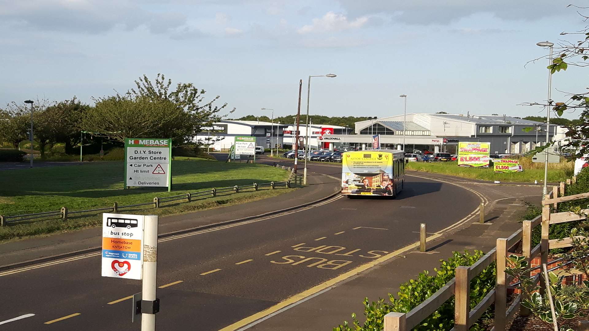 A general scene of Honeywood Parkway, Whitfield.