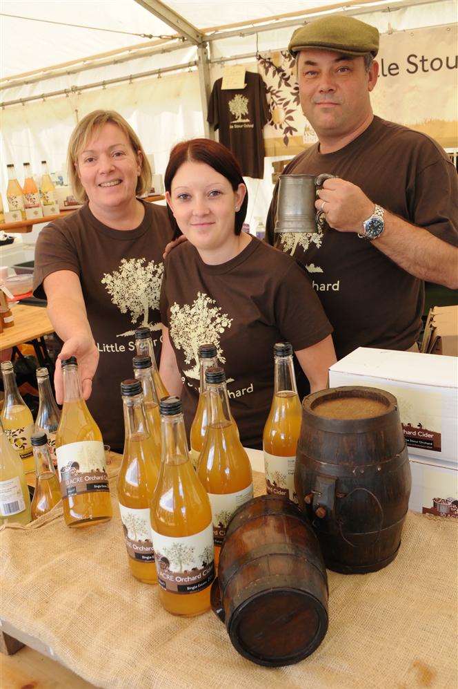 The Little Stour Orchard team at Broadstairs Food Festival.
