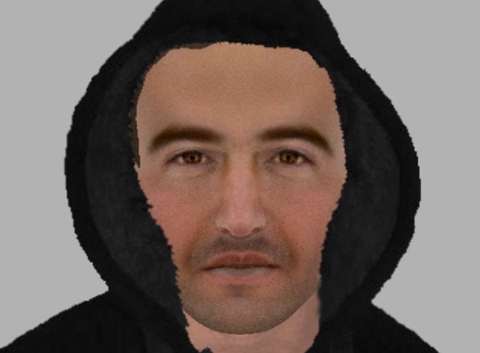 Officers investigating an attempted robbery in Lordswood have released this e-fit