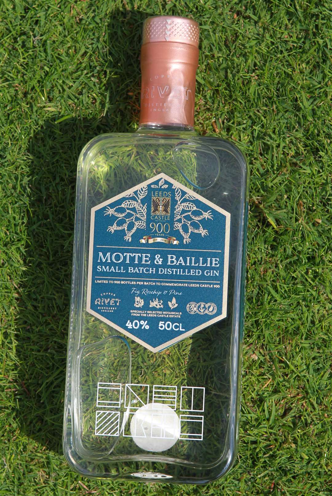 Leeds Castle Motte & Baillie Gin is going into the time capsule Picture: John Westhrop