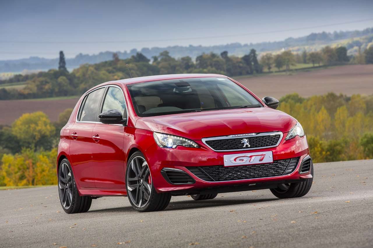 The 308 GTI has sharp looks and a purposeful stance