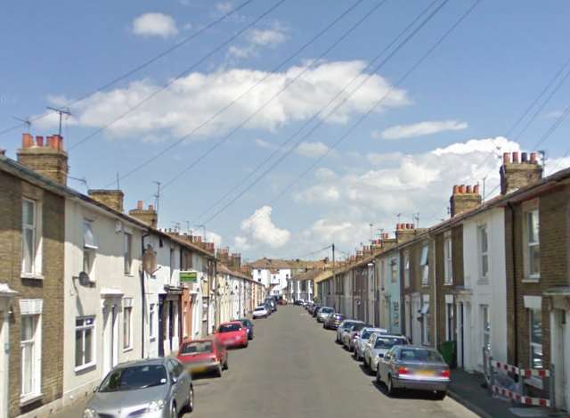 The theft took place in Berridge Road, Sheerness