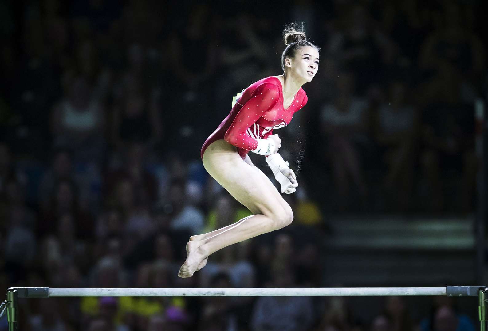 Georgia-Mae Fenton on her way to gold at the 2018 Commonwealth Games in Australia. Picture: Danny Lawson/PA Wire