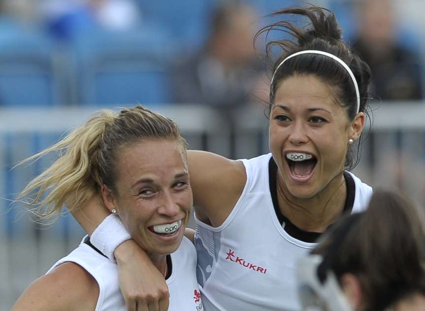 Susannah Townsend and Sam Quek Picture: Ady Kerry