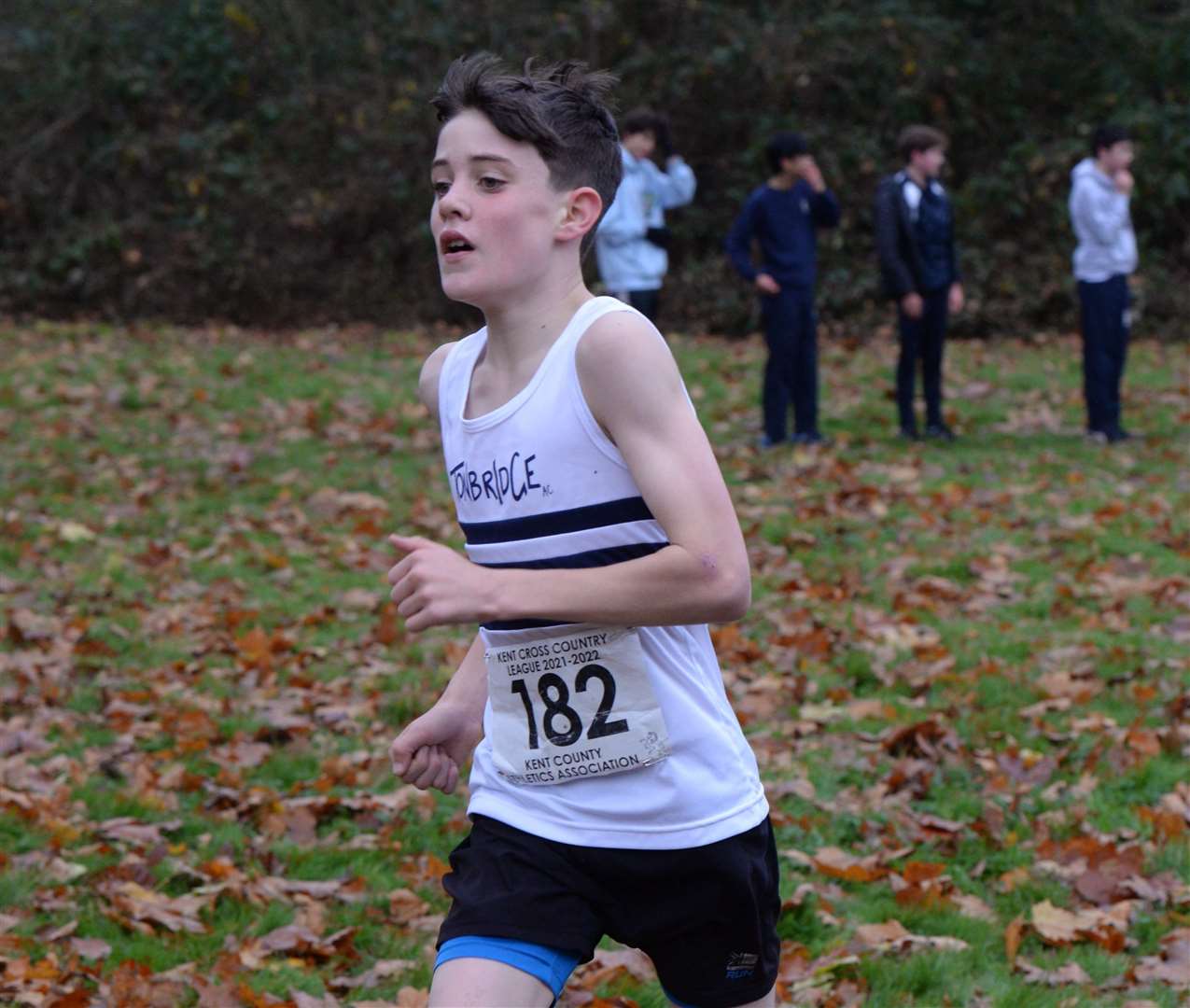 James Petrie of Tonbridge AC made up the under-13 boys' top three. Picture: Chris Davey (53364430)
