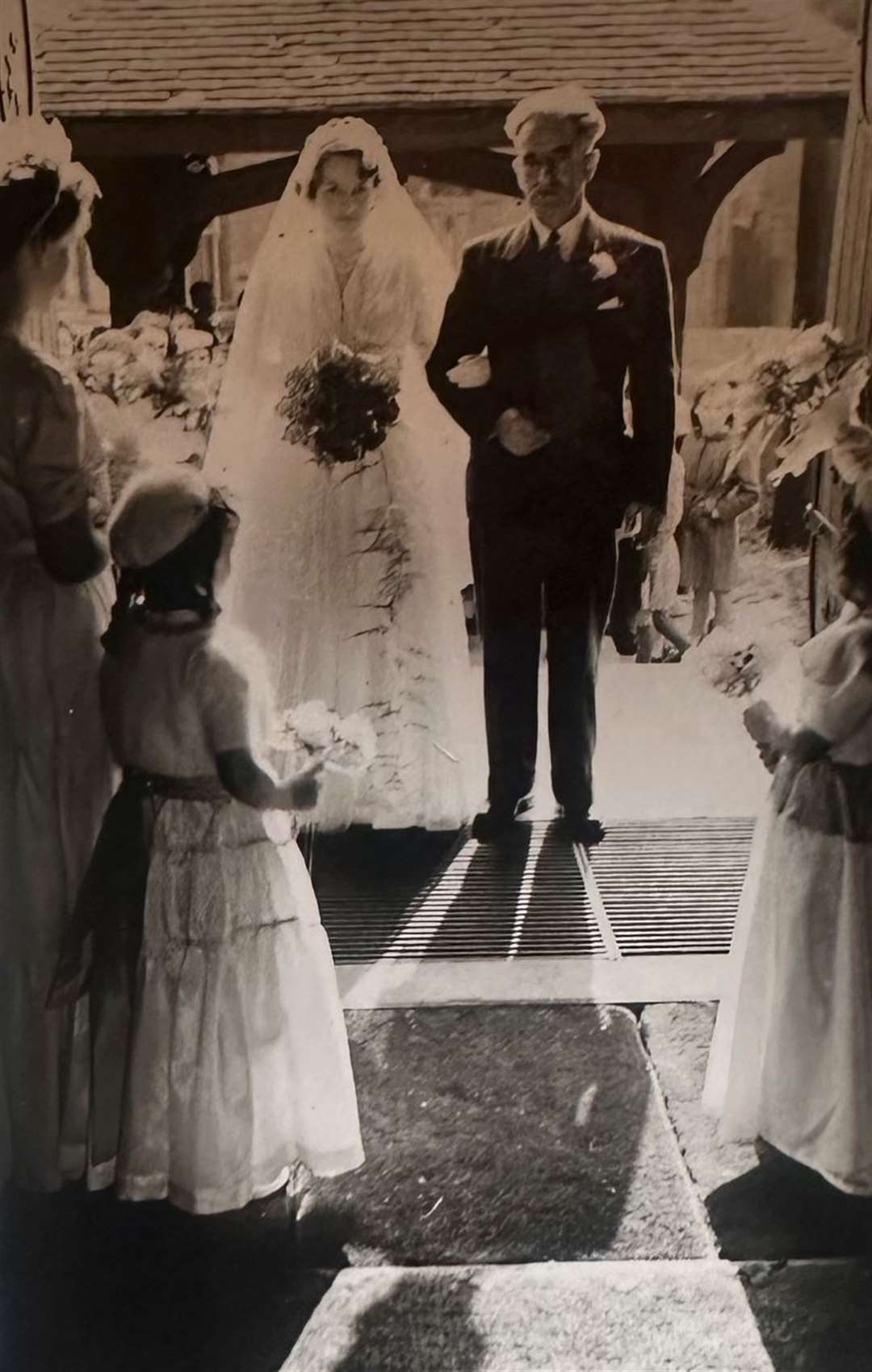 Phyllis on her wedding day in 1954. Photo: Mr and Mrs Wills
