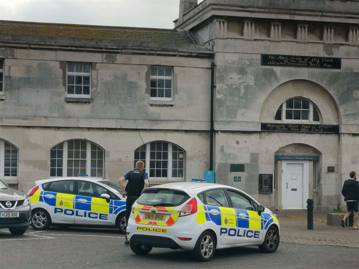 Police are currently at the scene in Harbour Parade, Ramsgate