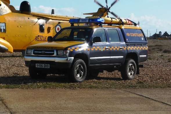 Dungeness Coastguard team was called to the report. File picture