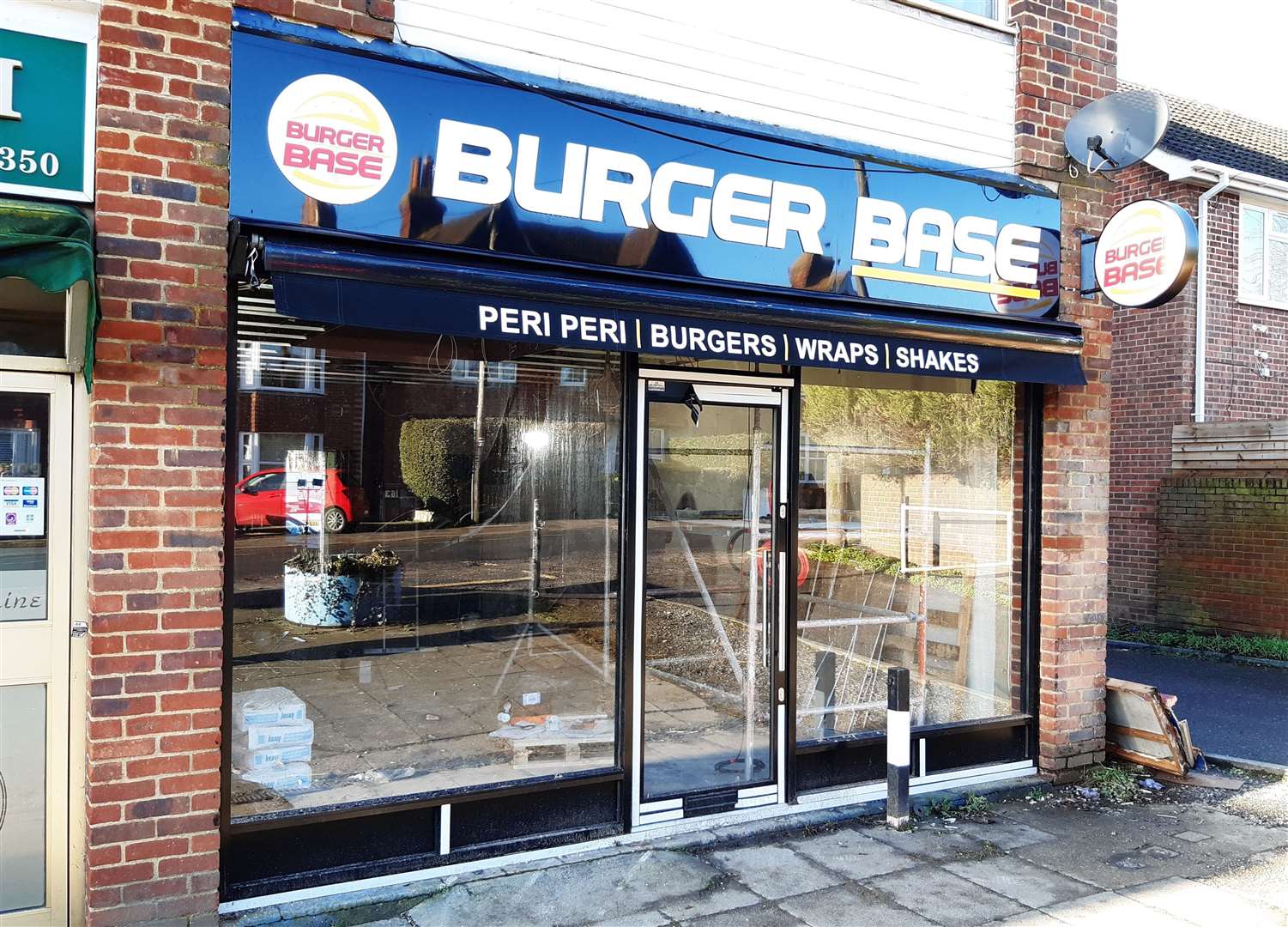 How the Burger Base site looked in January
