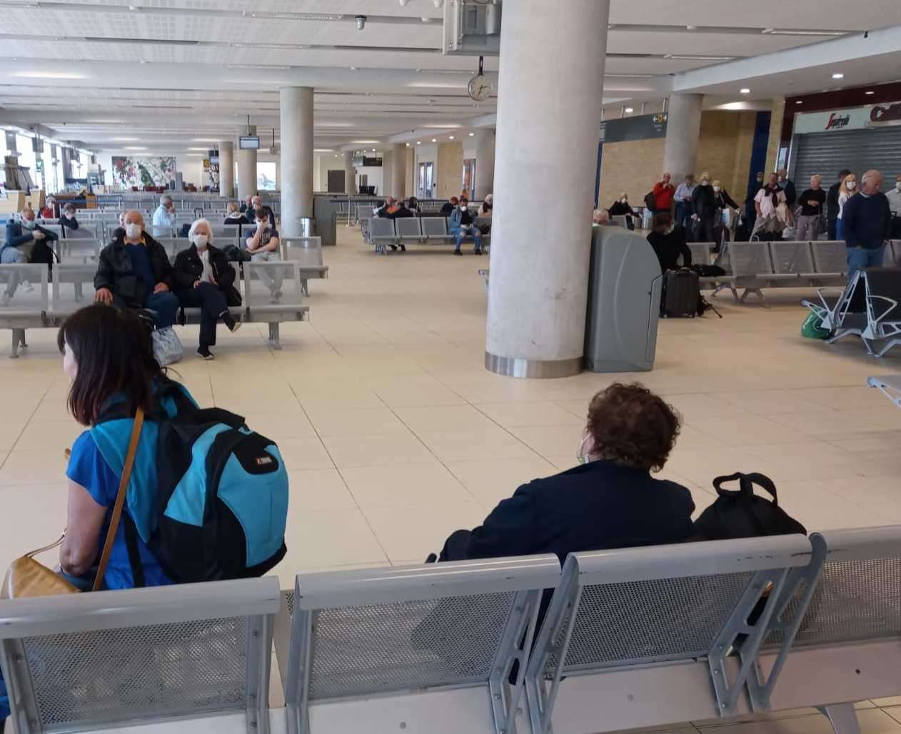Waiting at Paphos airport