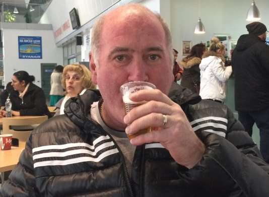 Stranded at Timisoara airport: pub landlord Terry Ronayne