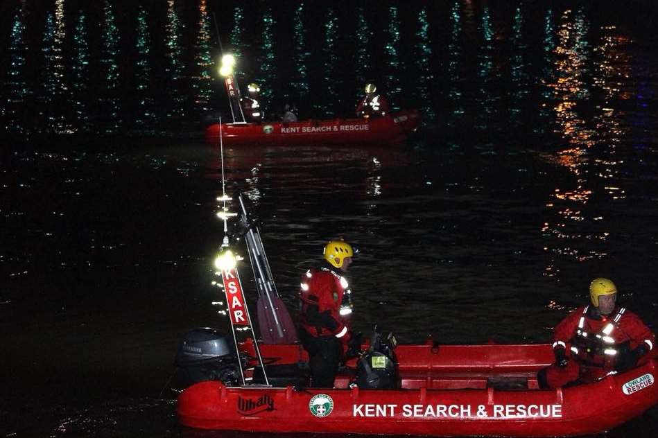 Teams aim to help anyone who may be in trouble near the river. Picture Kent Search and Rescue