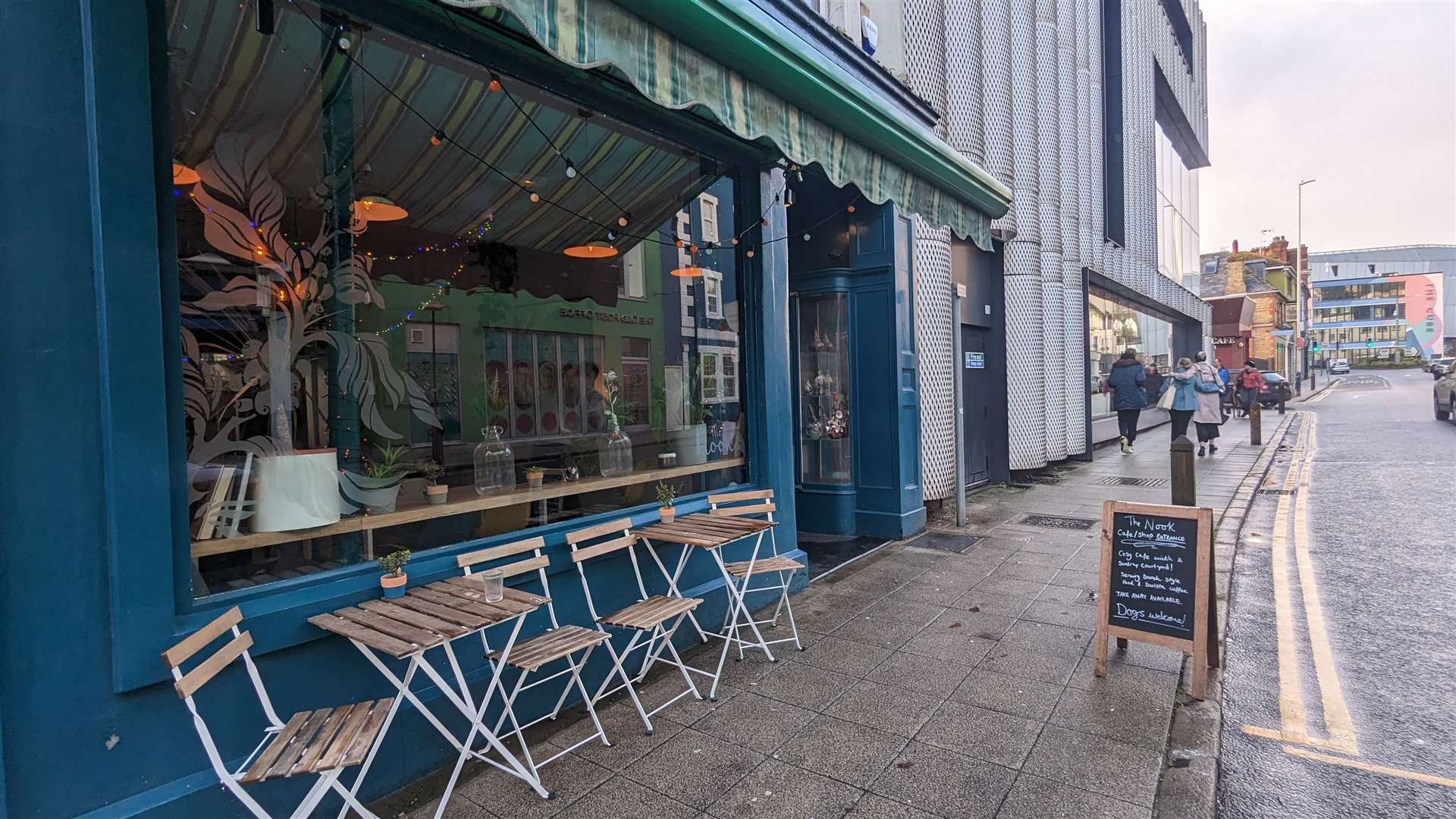 The Nook cafe in Tontine Street, Folkestone, will now be able to serve alcohol