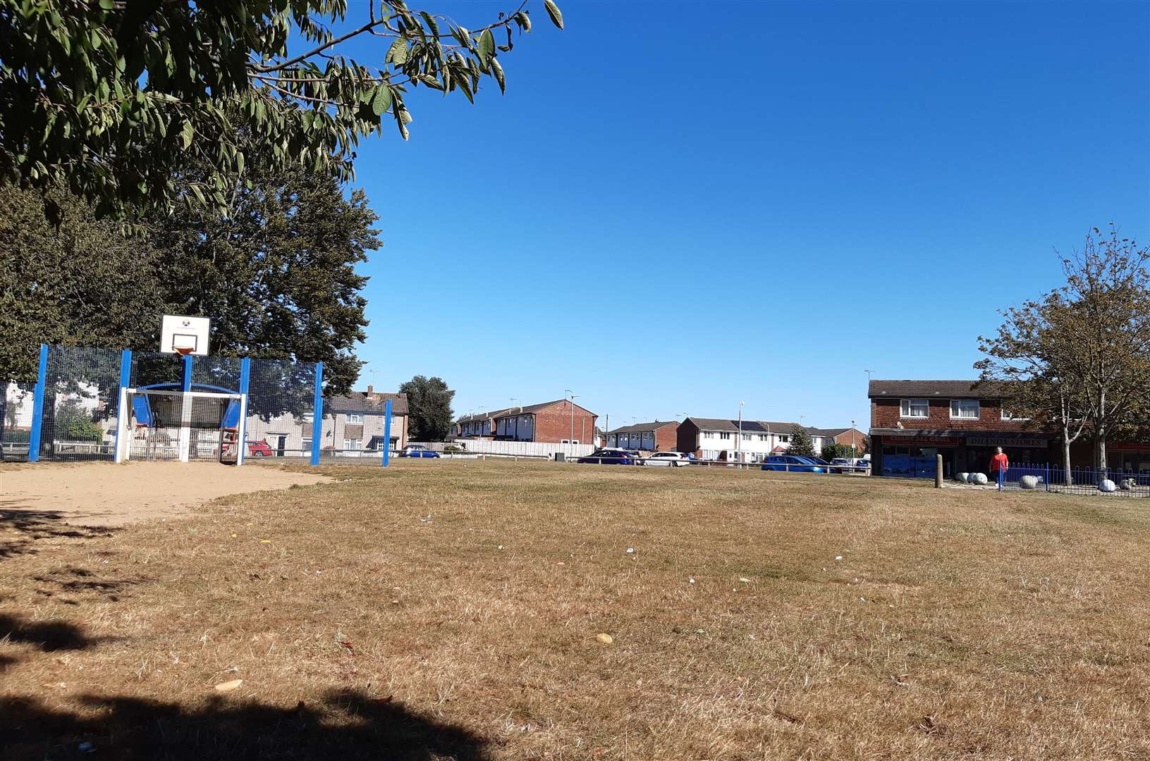 The site of the former Bockhanger Community Centre in Kennington