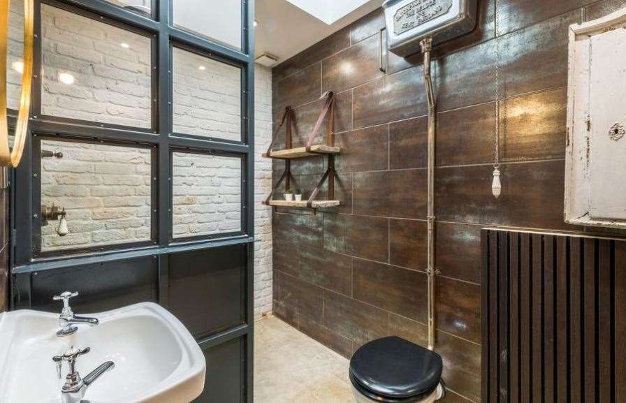 There is a family shower room and en-suite bathroom. Picture: Knight Frank