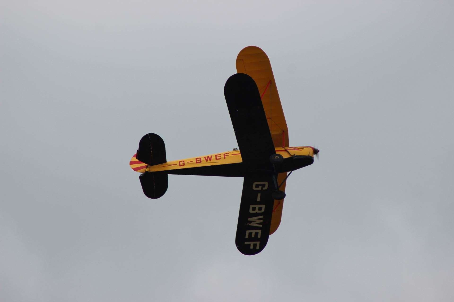 Stampe formation flying team from Headcorn performing at the Sheerness Freemasons' Sheppey Spectacular on Saturday (13831509)