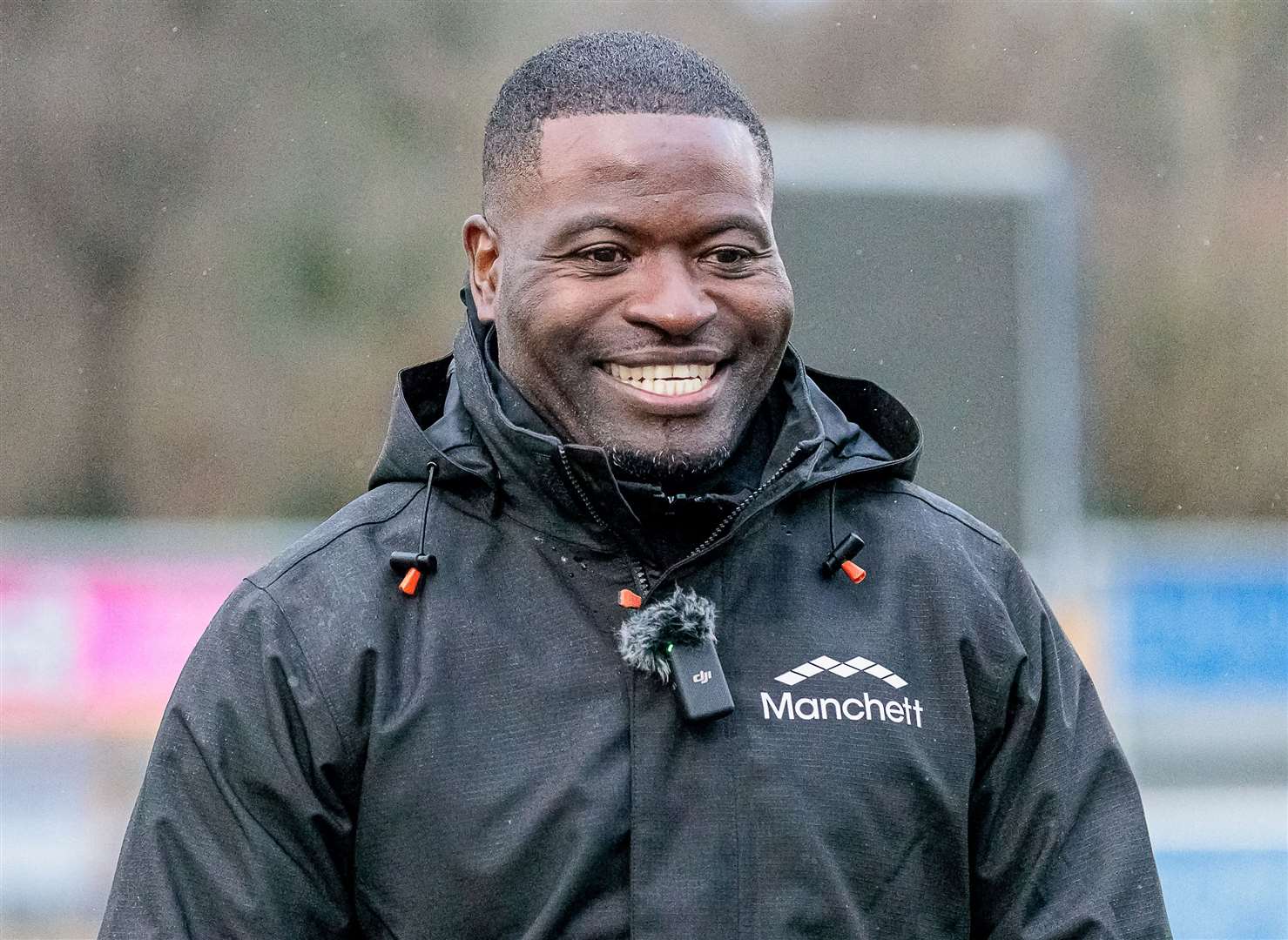 Maidstone boss George Elokobi - all smiles after their win over Stevenage on Saturday - will be taking his side to Ipswich Town in round four of the FA Cup. Picture: Helen Cooper
