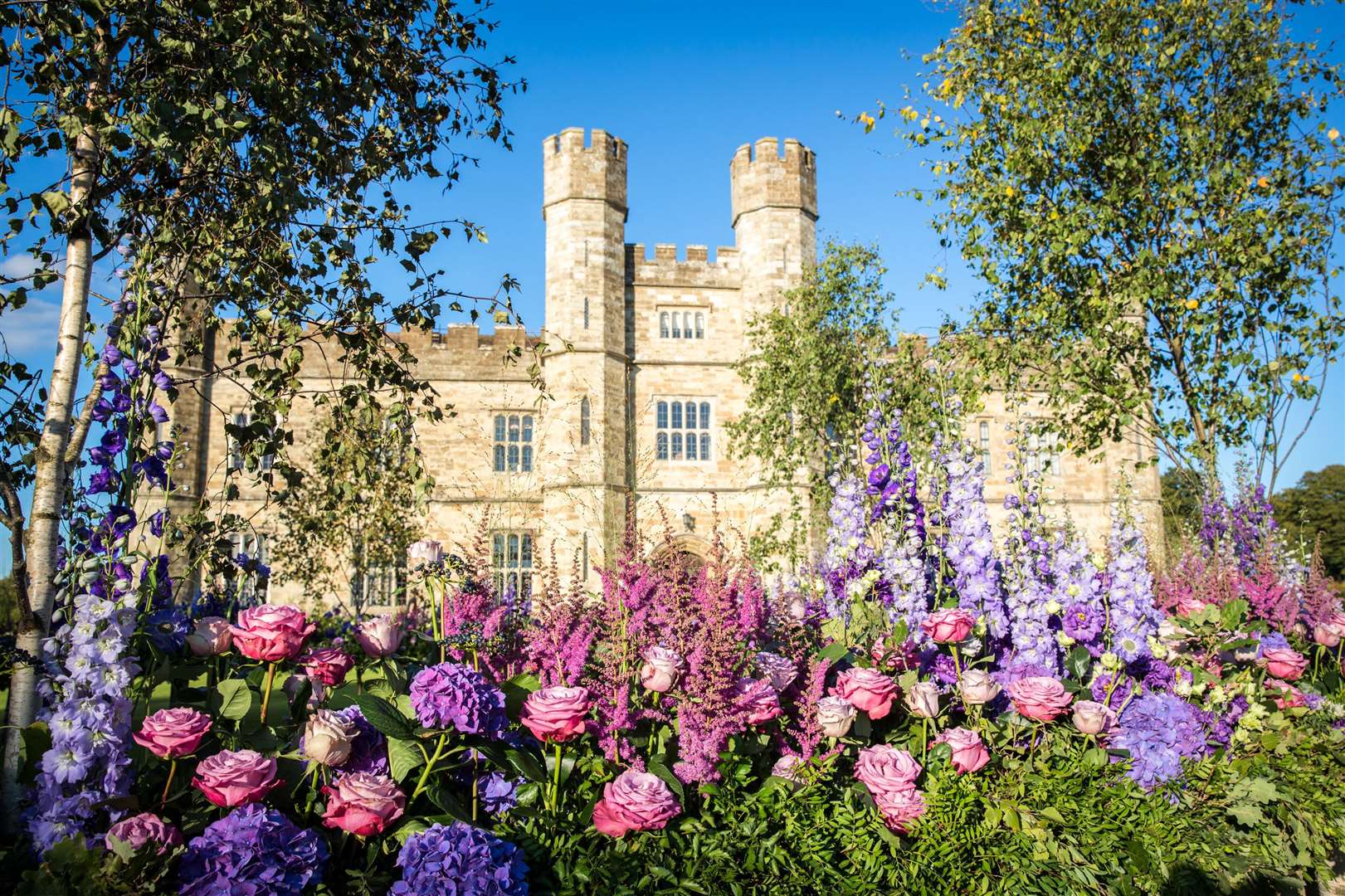 Leeds Castle during its Festival of Flowers Picture: www.matthewwalkerphotography.com