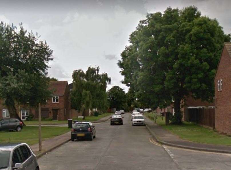 Crews were called to a ditch near Swalecliffe Court Drive, Whitstable. Picture: Google Street View