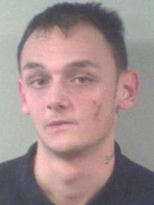 Samuel Ward, 20, of St Peter's Footpath, Margate, was jailed for two years for threatening to kills his mother