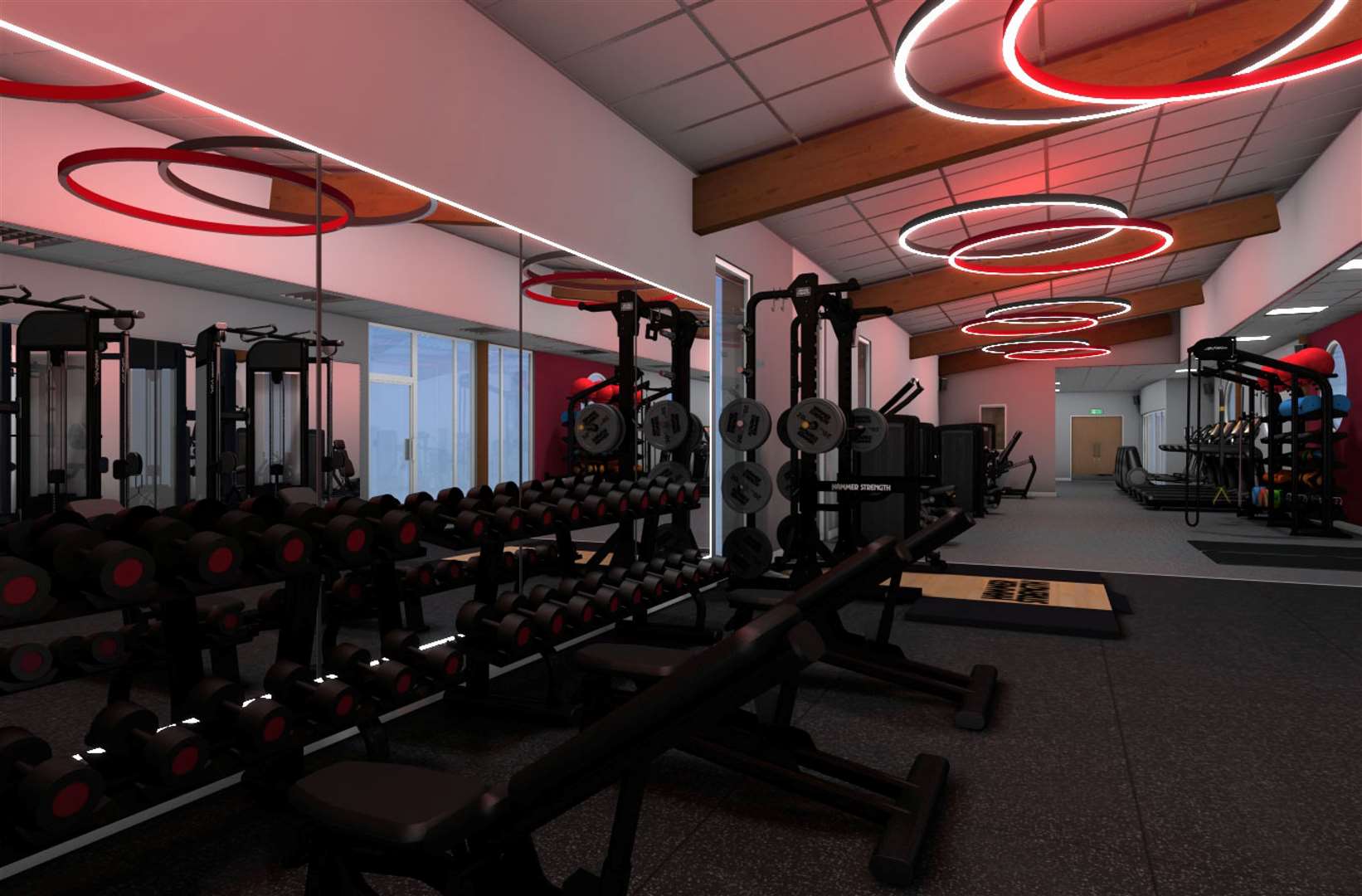 CGI imagery of how the upgrades could look at the Kingsmead Leisure Centre in Canterbury