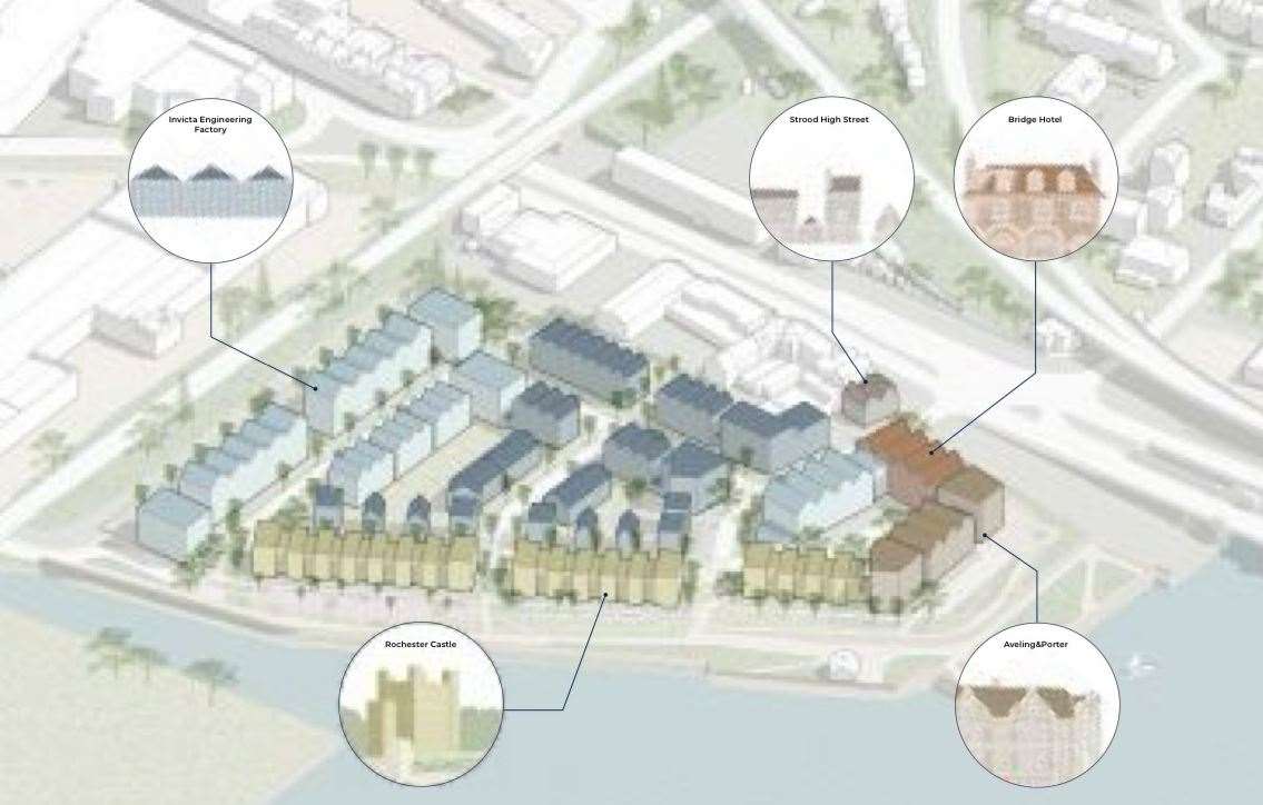 An image of how the development could look in Strood. Picture: Medway Development Company
