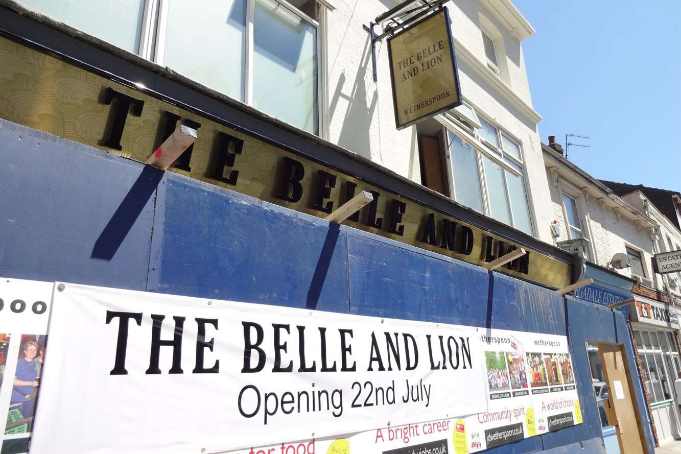 The new Belle and Lion Wetherspoon pub in Sheerness is due to open on July 22