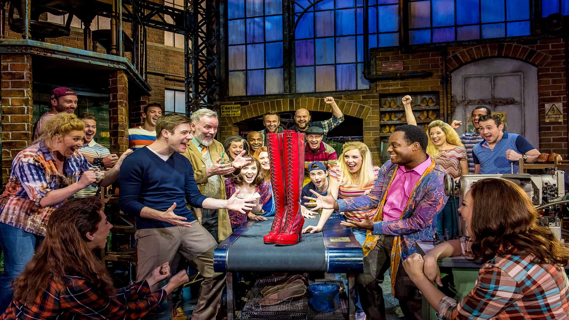 Kinky Boots - in red. Picture: Matt Crockett