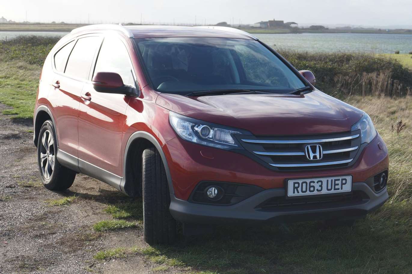 The CR-V looks at its best from the front