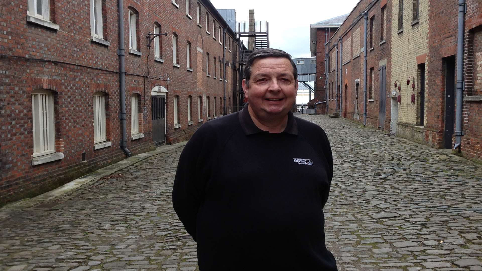 Nigel Crisp, film liaison officer, Chatham Historic Dockyard Trust