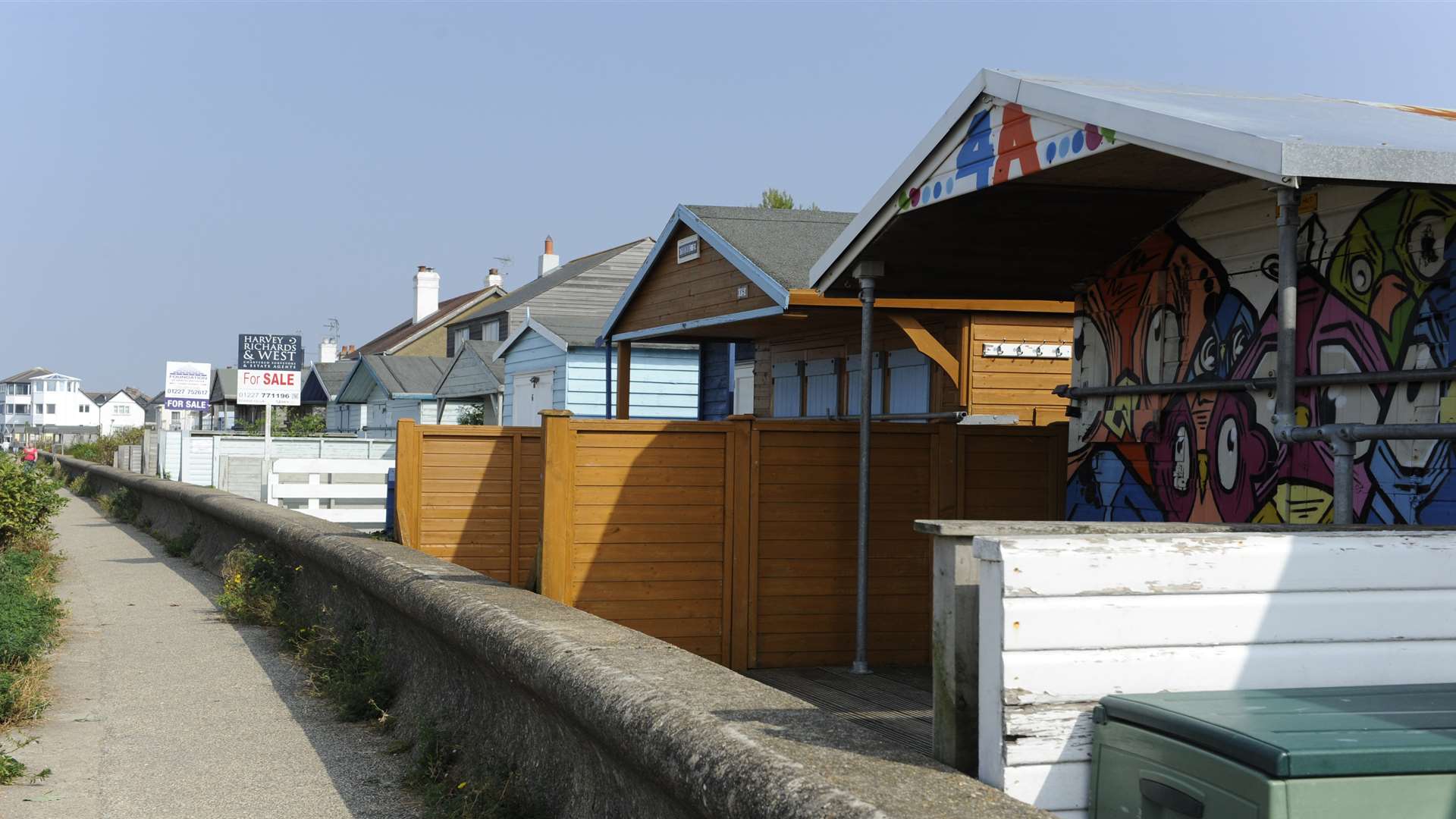 Beach huts on West Beach