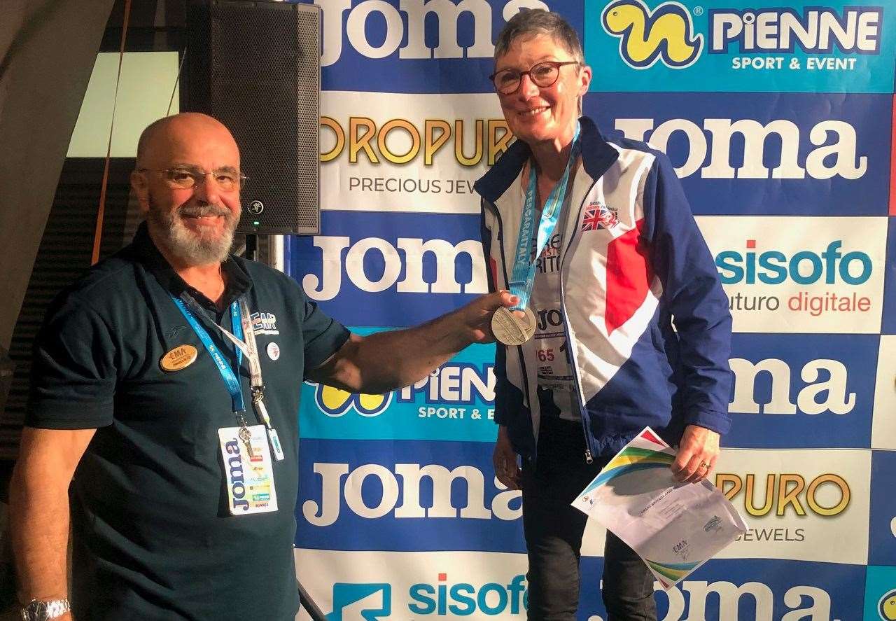South Kent Harriers’ Margaret Connolly won team silver at the European Masters 10k Championships in 2023