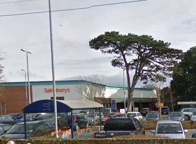 Sainsbury's car park in New Romney. Picture: Google