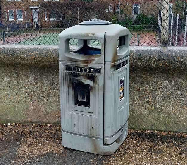 The Kent Little Free Library phone box in Island Wall, Whitstable was vandalised. Picture: Jacqueline Browning