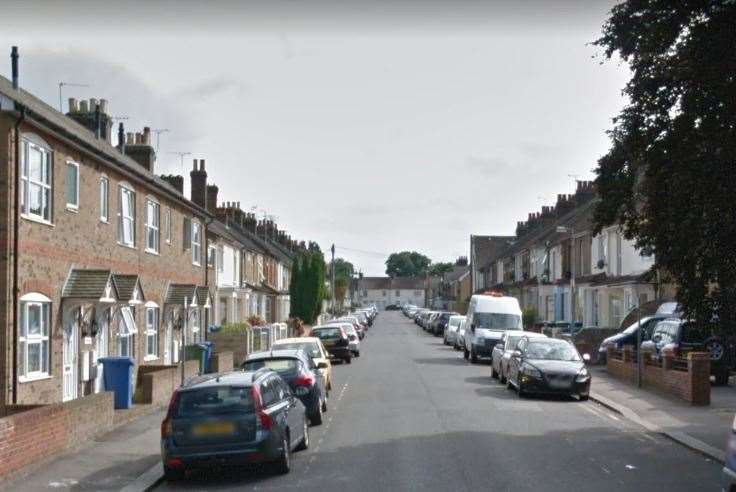 The fire started at a house in Burley Road in Sittingbourne. Picture: Google Street View