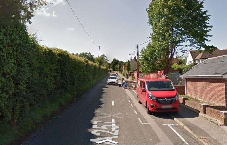 The site of the planned road closure on the A257 in Littlebourne. Picture: Google