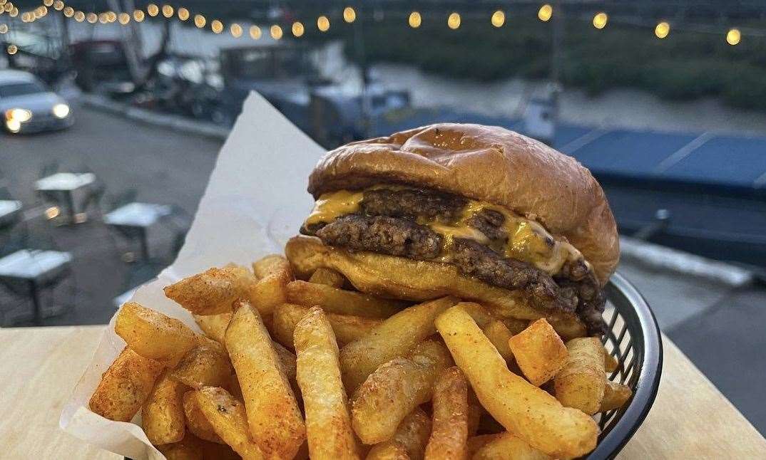 Barge Burger is Faversham’s newest burger joint from the team behind pizza restaurant Papà Bianco. Picture: Barge Burger/Papà Bianco on Instagram