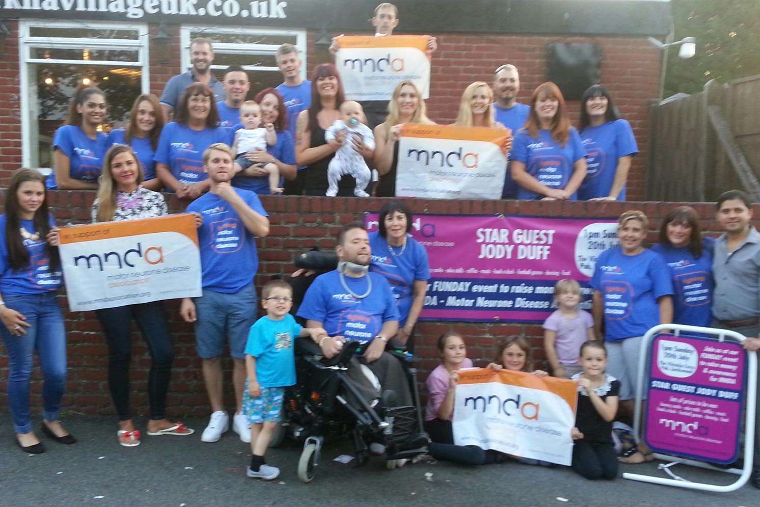 The funday raised over £5,500 for the Motor Neurone Disease Association