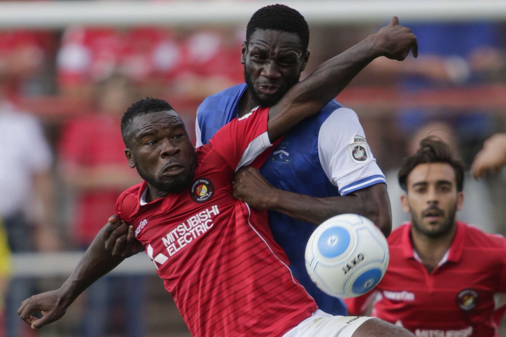 Aaron McLean missed Fleet's FA Cup win over AFC Sudbury Picture: Martin Apps