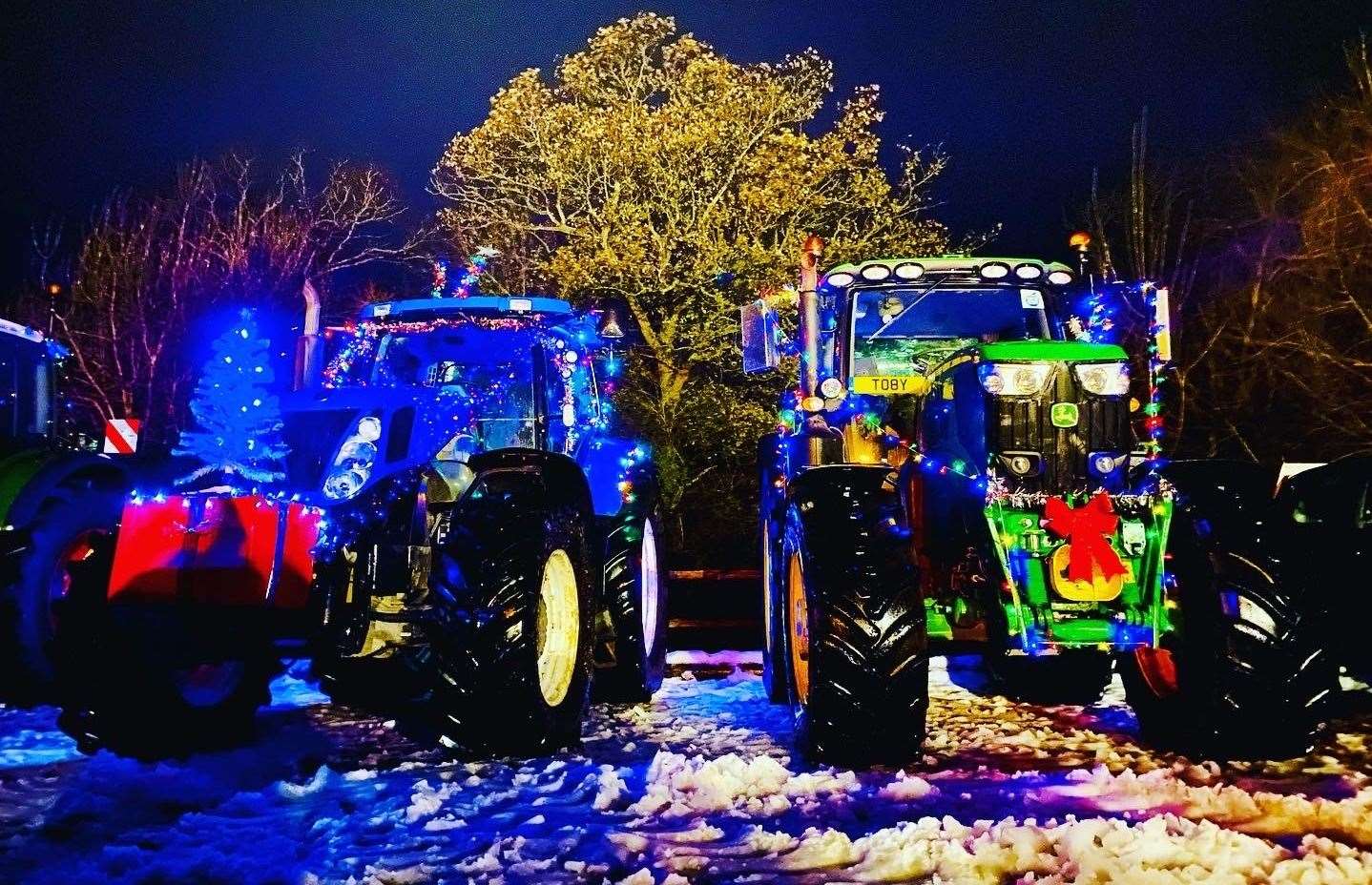 So far they have raised more than £5,500 for charity. Picture: Weald of Kent Young Farmers