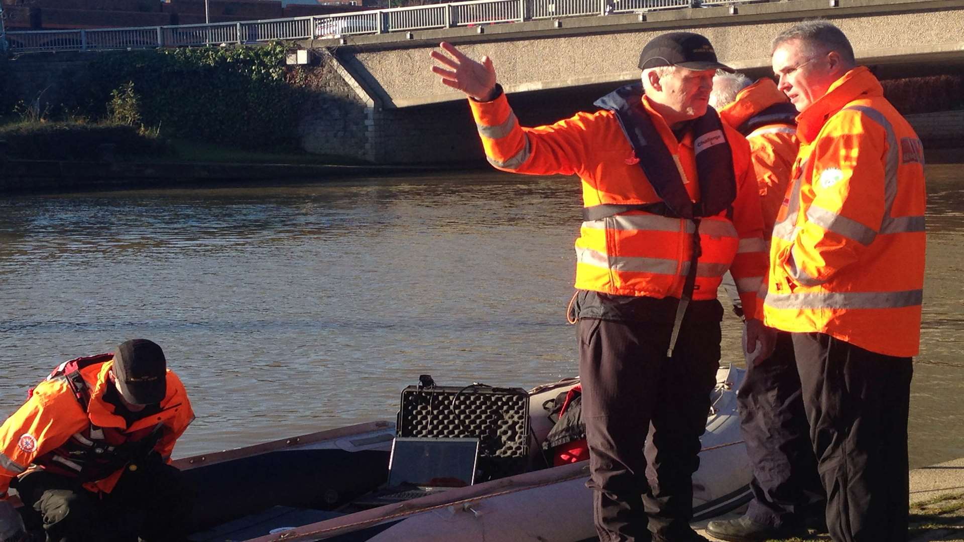 Specialist teams used sonar in the search for Pat Lamb last week