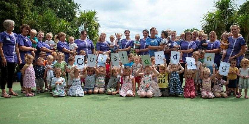 Saga's Apples Nursery in Sandgate is rated 'Outstanding' by Ofsted. Picture: Saga