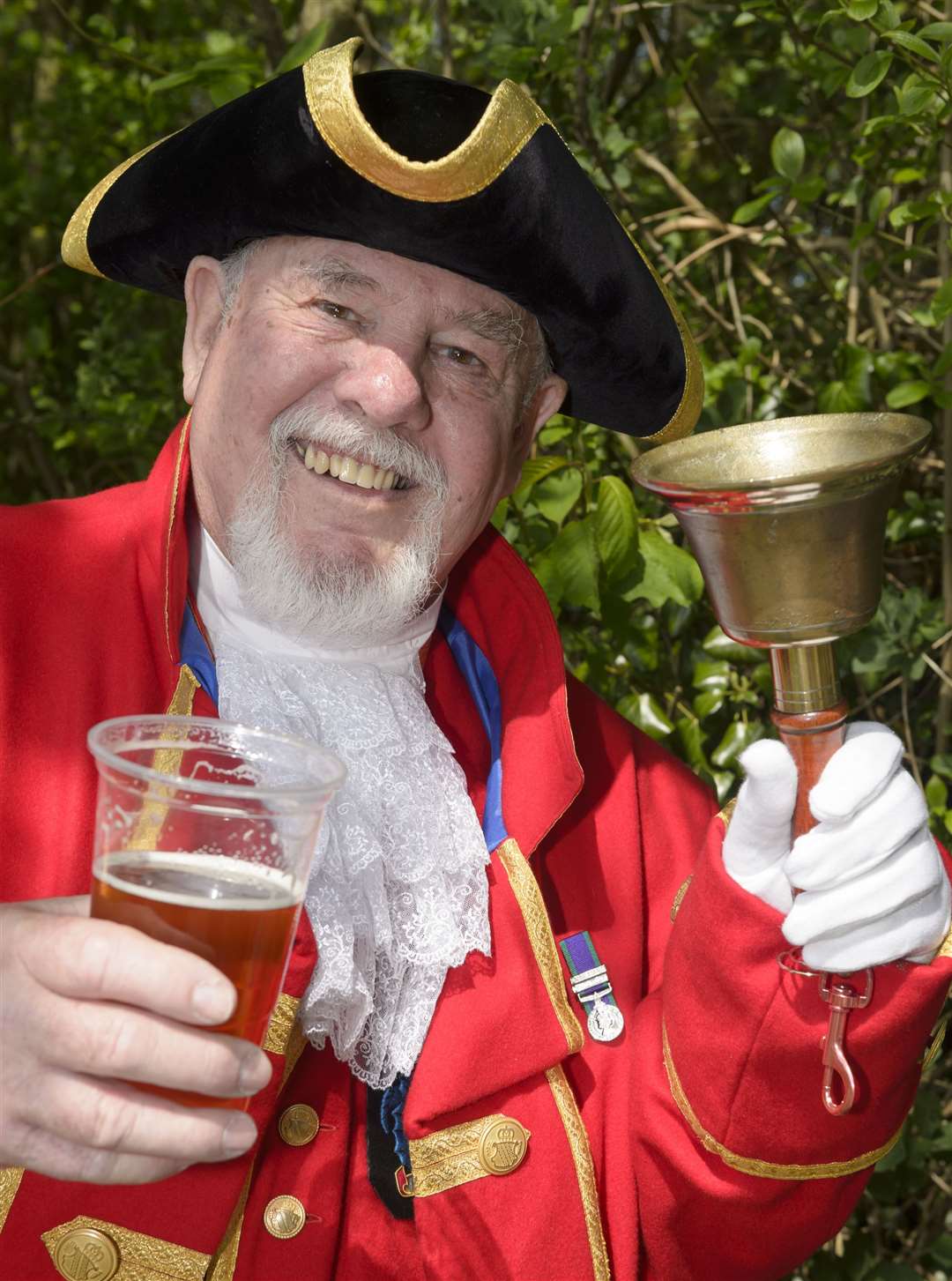 Town Crier Mike Billingham, from Gillingham at last year's English Festival Picture: Andy Payton