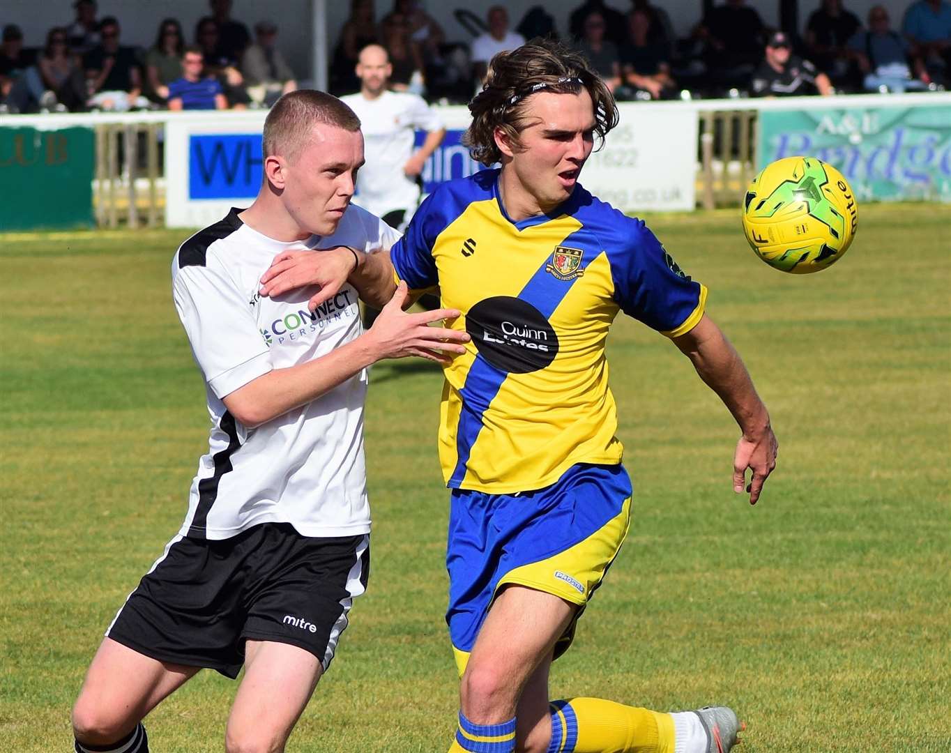 Roman Campbell's loan finished after Saturday's game at Faversham Picture: Ken Medwyn