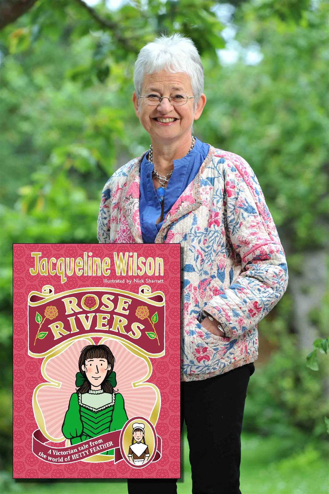 Author Jacqueline Wilson's new book, Rose Rivers