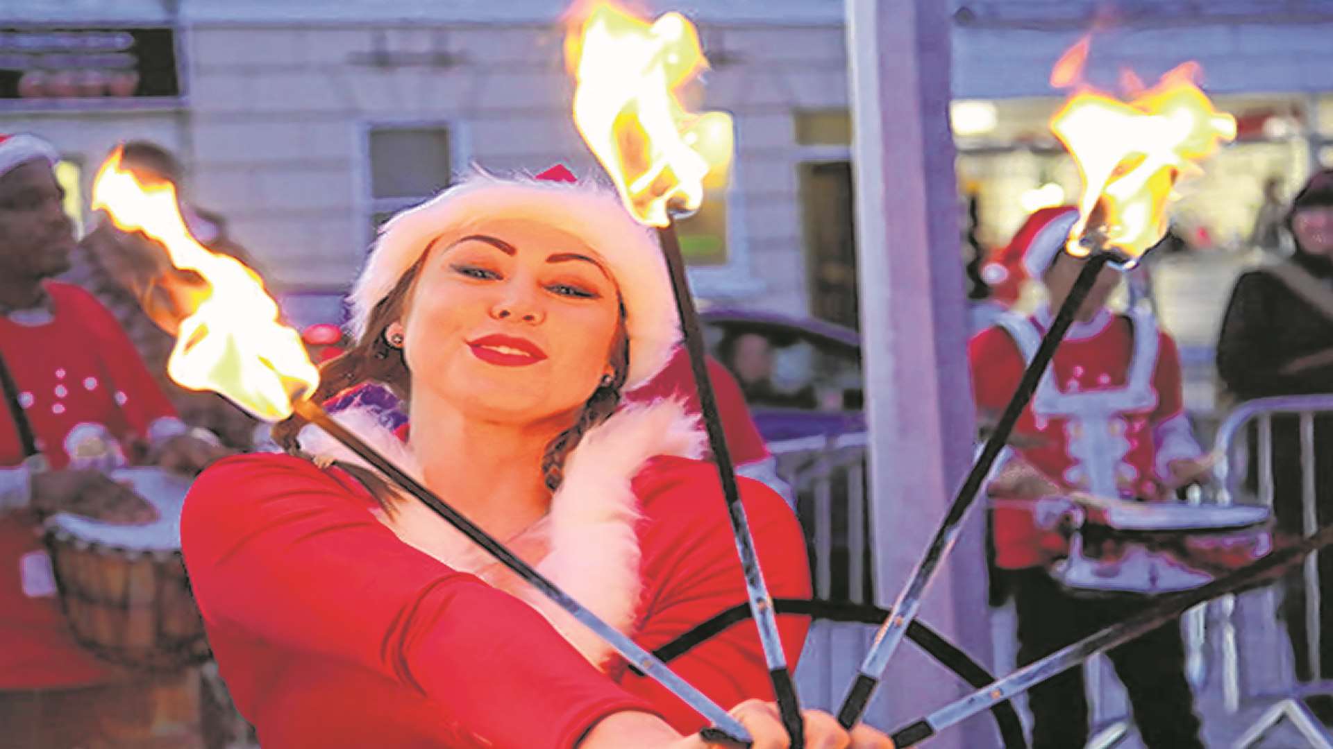 Things are heating up in Gravesend this weekend as patr of its series of Frost Fairs