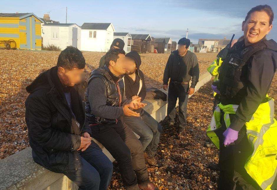 Suspected migrants were found on Kingsdown Beach (6247366)