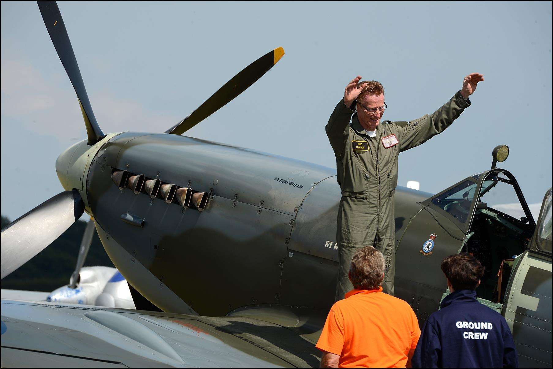 Battle of Britain Air Show featuring Aero Flt Lt Antony Parkinson MBE, known as Parky